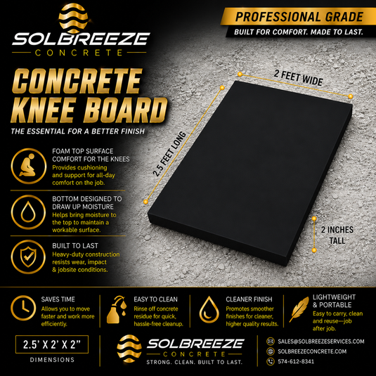 XL Concrete Knee Boards